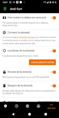 Orange Antivirus android App screenshot 0