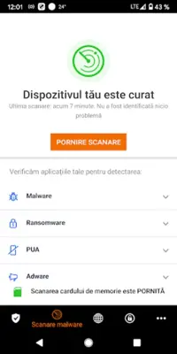 Orange Antivirus android App screenshot 2